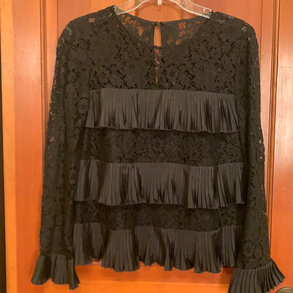 J Crew Ladies Black Top